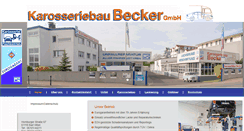 Desktop Screenshot of karosseriebau-becker.de